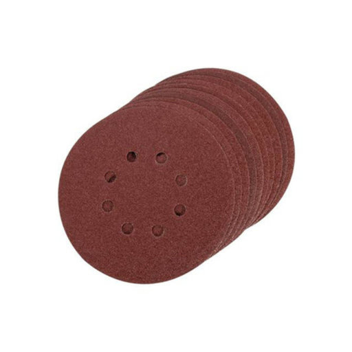 Silverline Single Sided Sanding Disc, 80G, 150mm, Velcro