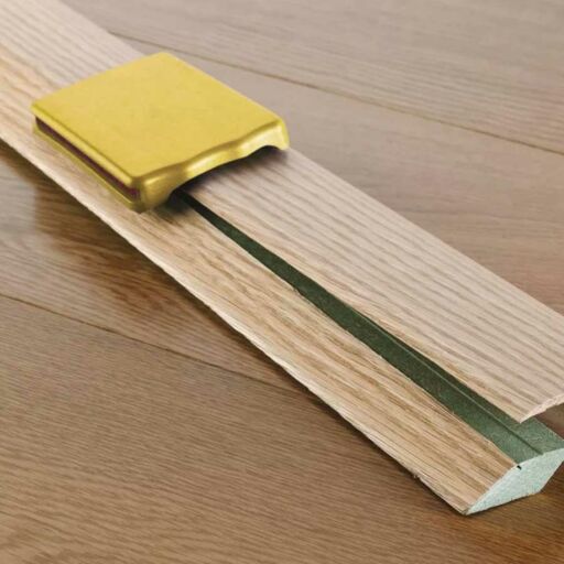 Elka 3-in-1 Real Wood Veneer Profile, Unfinished, 2.15m