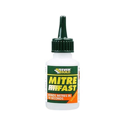 Everbuild Mitre Fast Adhesive Bottle, 50g