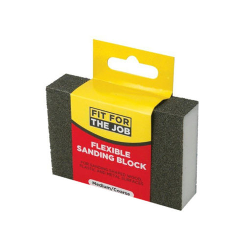 Medium-Coarse Flexible Sanding Block