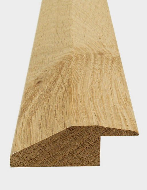 Traditions Solid Oak Reducer Threshold, Unfinished, 20mm, 2.7m