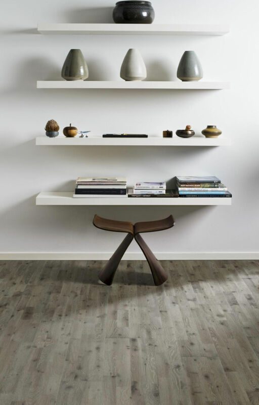 Kahrs Gotaland Vinga Engineered Oak Flooring, Rustic, Stained, Brushed & Oiled, 15x3.5x196mm