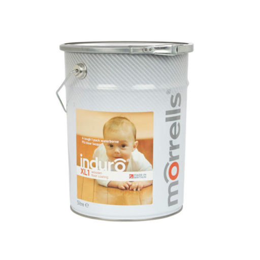 Morrells Induro XL1-90, Gloss Anti-Bacterial Waterbased Varnish, 5L