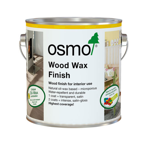 Osmo Wood Wax Finish Transparent, Mahogany, 0.75L