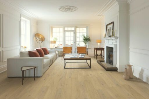 QuickStep Cascada Pearl White Oak Engineered Flooring, Rustic, Extra Matt Lacquered, 190x13x1820mm