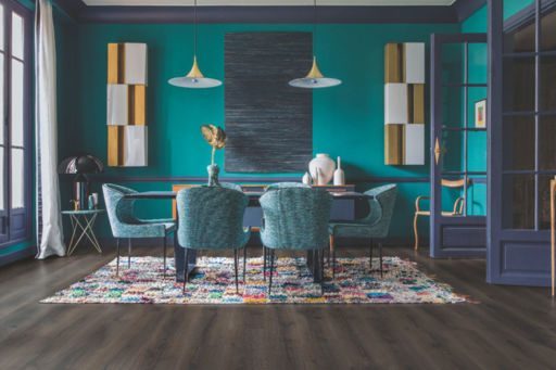 QuickStep Majestic Desert Oak Brushed Dark Brown Laminate Flooring, 9.5mm