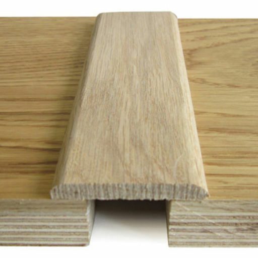 Traditions Solid Oak Flat Threshold Strip, Unfinished, 43x5 mm, 2.7 m
