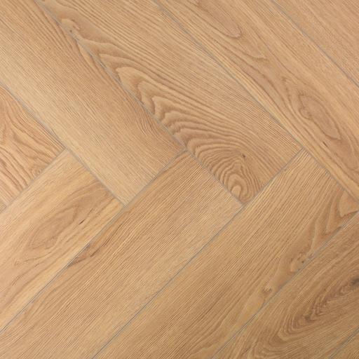 Evergreen Aqua Deluxe Burnished Honey SPC Vinyl Flooring, Herringbone, 122x5x610mm