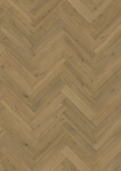 Kahrs Large Herringbone Oak Herringbone Cd Smoked Grey Engineered Flooring, Brushed & Oiled, 120x11x600mm