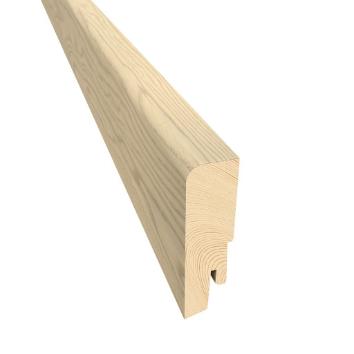 Kahrs Skirtings Skirting Ash White, Matt Lacquered
