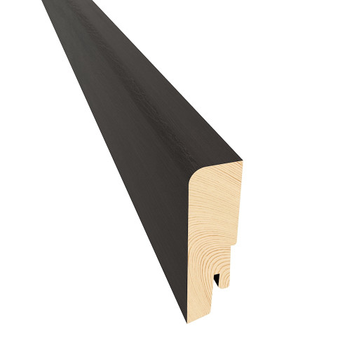 Kahrs Skirtings Skirting Oak Nouveau Charcoal, Matt Lacquered