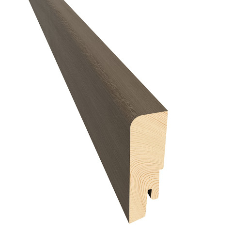 Kahrs Skirtings Skirting Oak Faded Black, Matt Lacquered